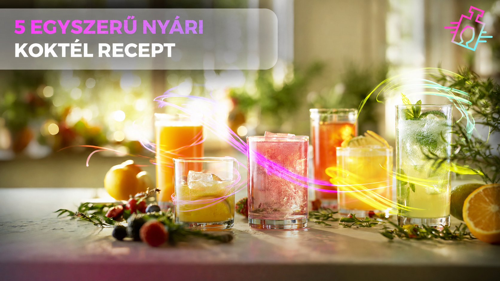 5 egyszerű nyári koktél recept otthonra