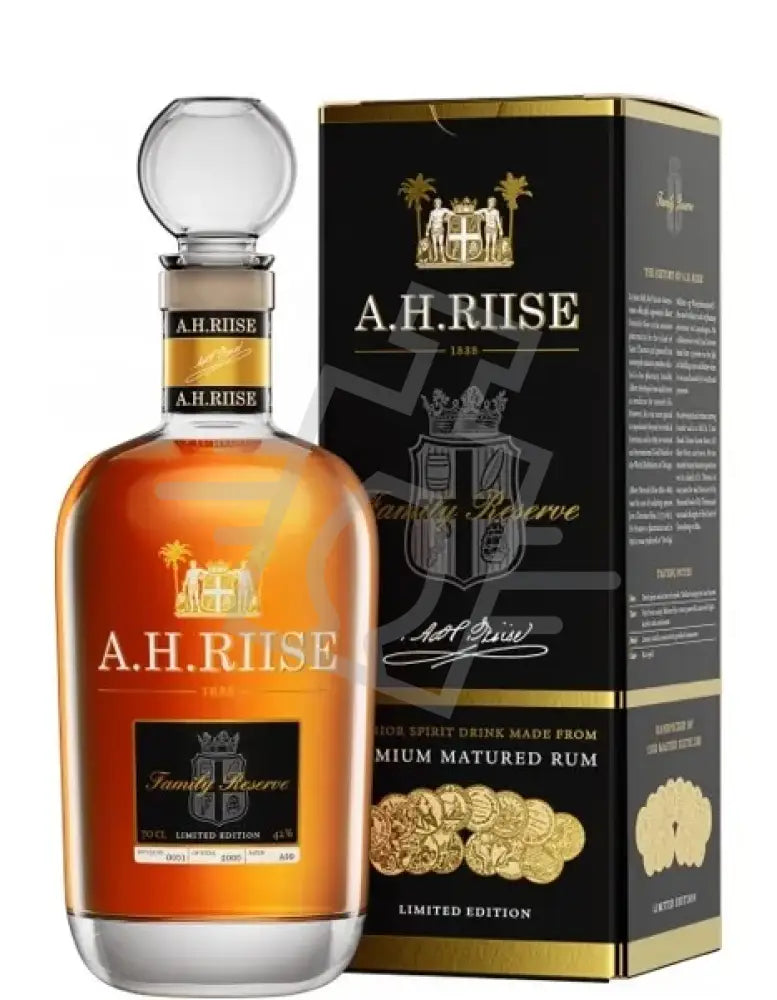 A.H. RIISE Rum Family Reserve 0,7l Limited Edition 42% DD.
