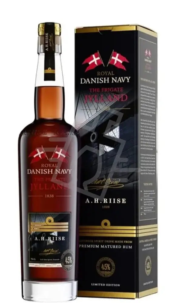 A.H. RIISE Rum Royal Danish Navy 0,7l The Frigate Jylland Lim. Ed. 45% DD.