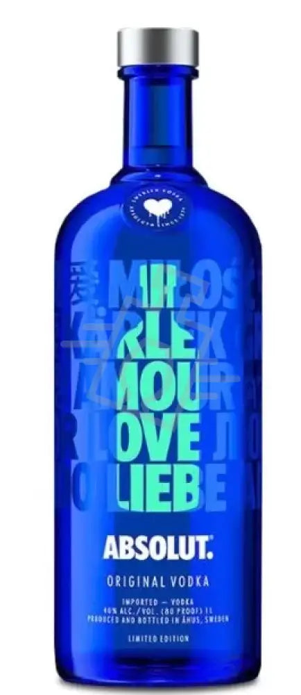 ABSOLUT Vodka Blue 0,7l Love Edition 40%