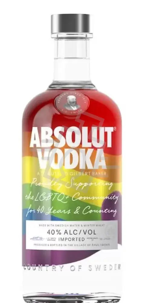 ABSOLUT Vodka Blue 0,7l Rainbow 2 Limited Edition 40%