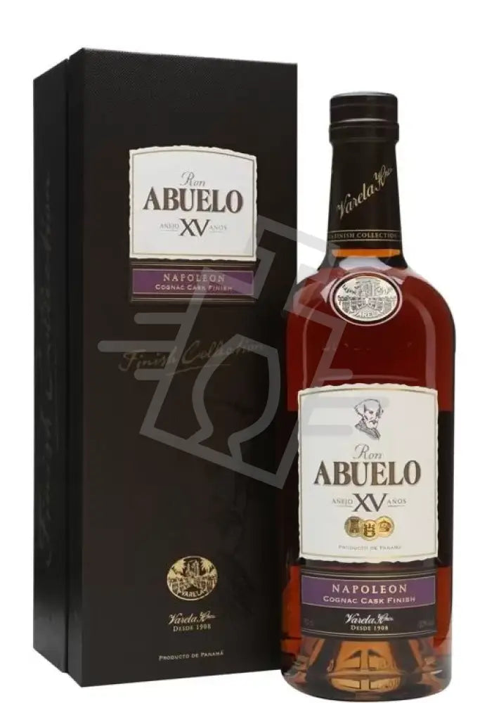 ABUELO Rum XV 0,7l Napoleon Cognac Cask Finish Collection 40% DD.