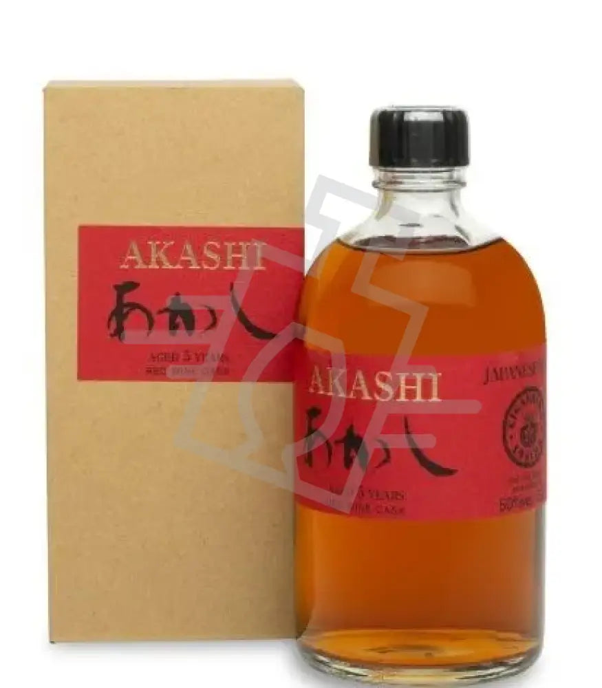 AKASHI Whisky 5y 0,5l Red Wine Cask Japenese Single M.(Eigashima) 50% DD.