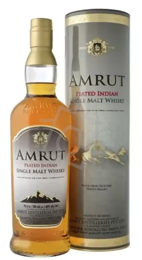AMRUT Whisky 0,7l Indian Peated Single Malt 46% FÉMDD.