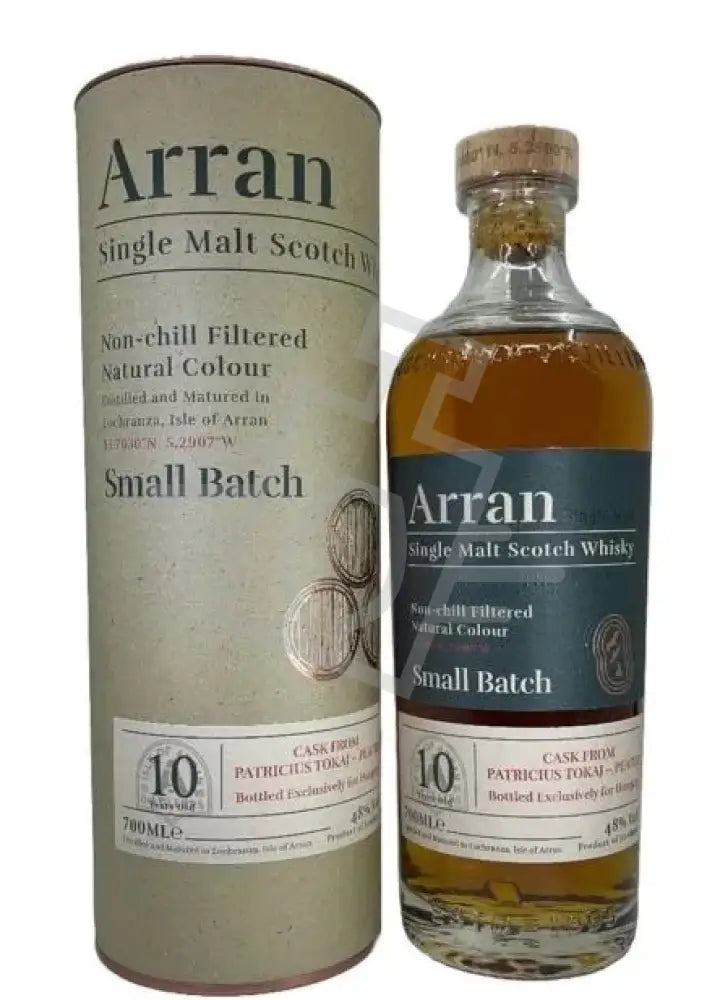 ARRAN Whisky 10y 0,7l Cask From Patricius-Tokaj Peated Small Batch 48% DD.