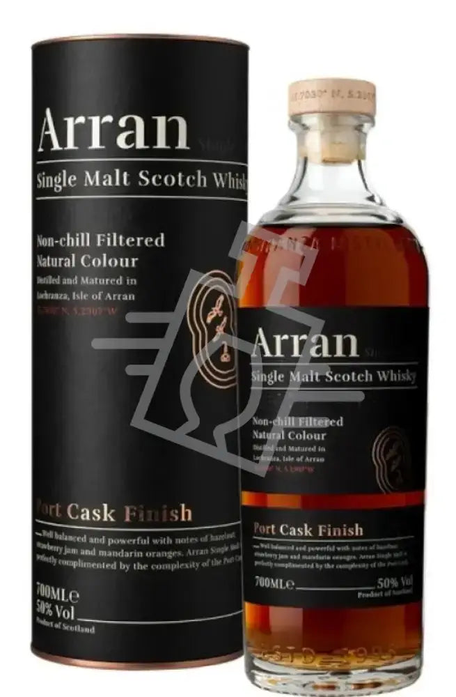 ARRAN Whisky 0,7l Port Cask Finish Single Malt S. 50% DD.