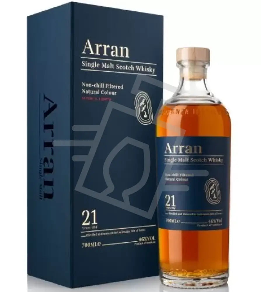 ARRAN Whisky 21y 0,7l Single Malt S. 46% DD.