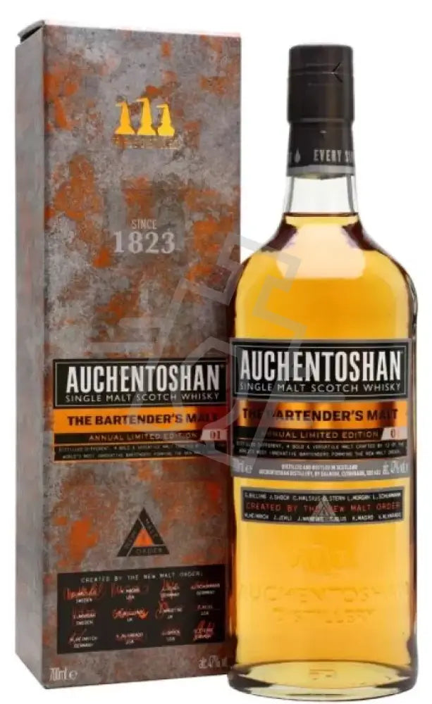 AUCHENTOSHAN Whisky 0,7l The Bartender's Malt Annual Limited Editon 47% DD