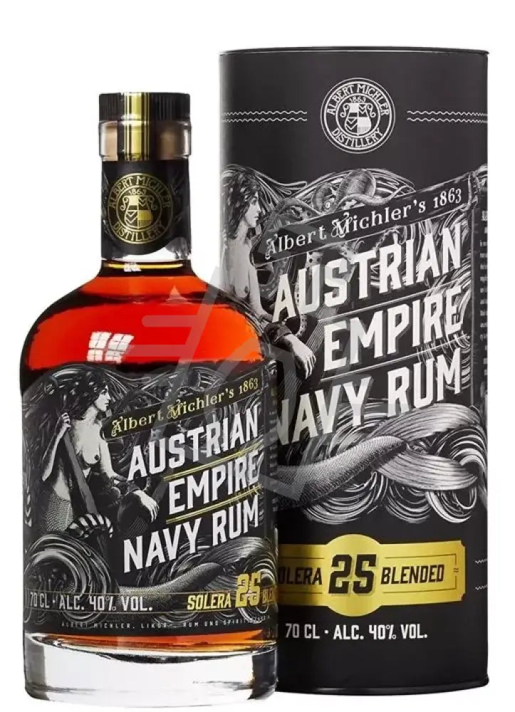 AUSTRIAN EMPIRE NAVY Rum 25y 0,7l Solera 40% DD.