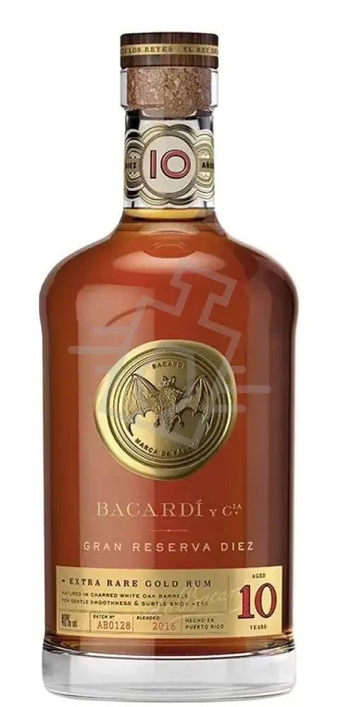 BACARDI Rum 10y 0,7l Gran Reserva Diez Extra Rare Gold 40%