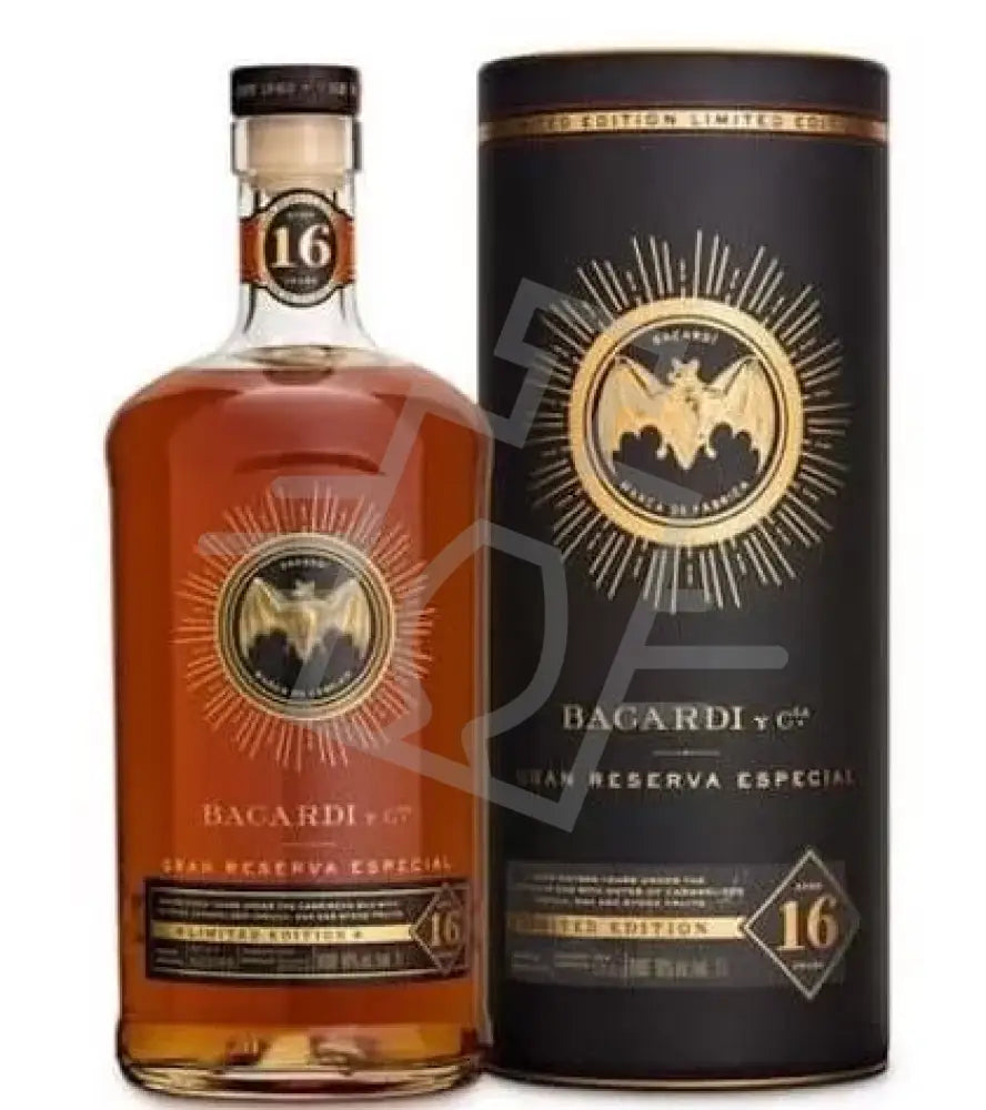 BACARDI Rum 16y 1,0l Gran Reserva Especial Limited E. Barr: 2013 40% DD