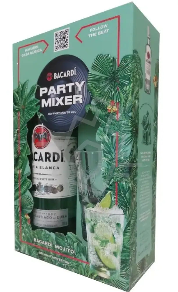BACARDI Rum 0,7l Carta Blanca 37,5% DD. + pohár