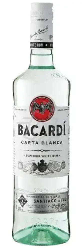 BACARDI Rum 1,0l Carta Blanca 37,5%