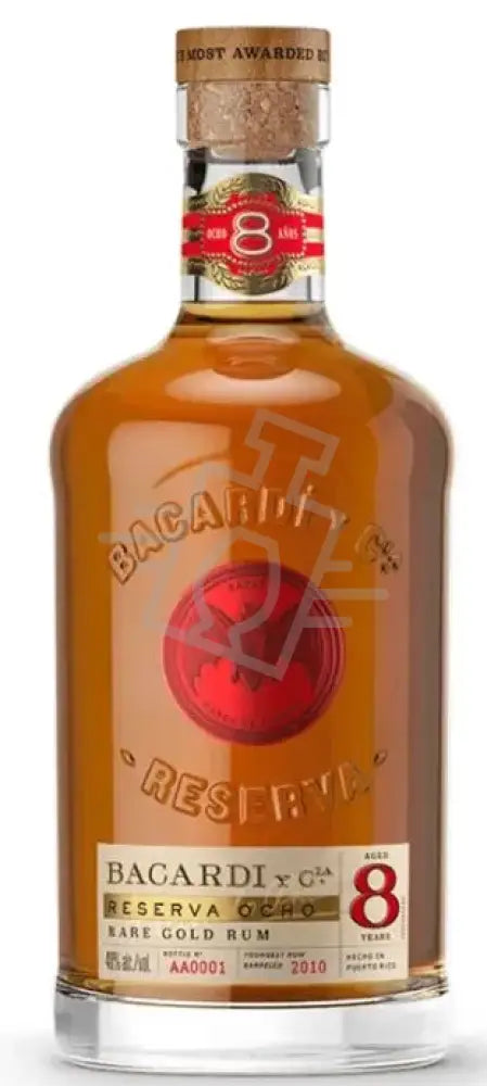 BACARDI Rum 8y 0,7l Rare Reserva Ocho Gold 40%