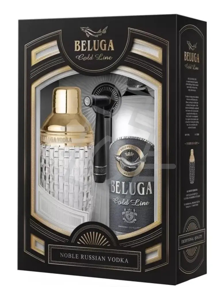 BELUGA Vodka Gold Line 0,7l 40% DD. + Shaker