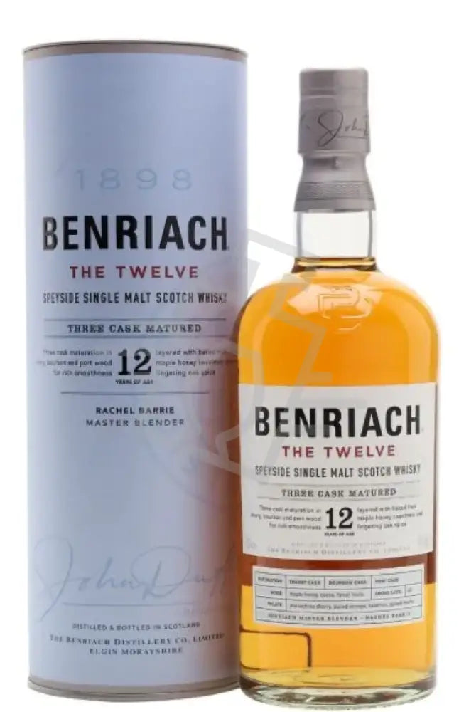 BENRIACH Whisky 12y 0,7l The Twelve Three Cask Matured 46% DD.