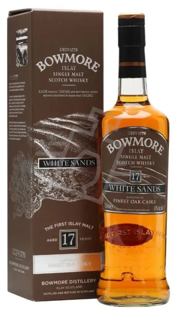 BOWMORE Whisky 17y 0,7l White Sands Islay Single Malt Scotch 43% DD.