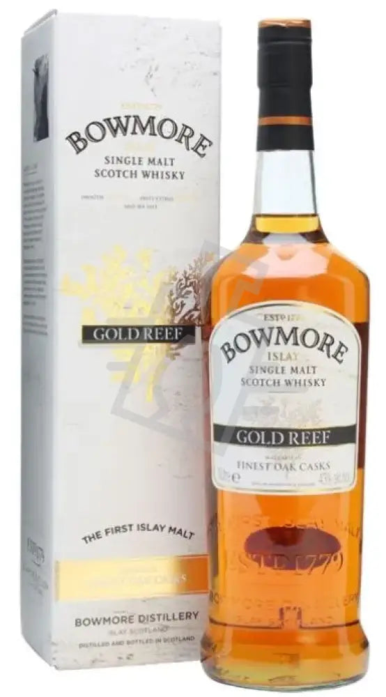 BOWMORE Whisky 1,0l Gold Reef Islay Single Malt Scotch 43%