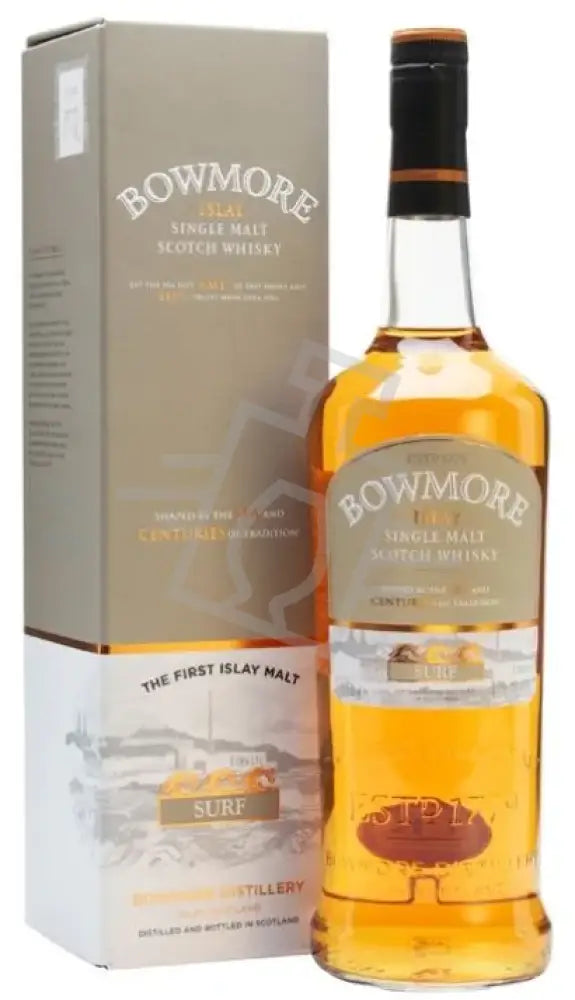BOWMORE Whisky 1,0l Surf Islay Single Malt Scotch 40% DD.