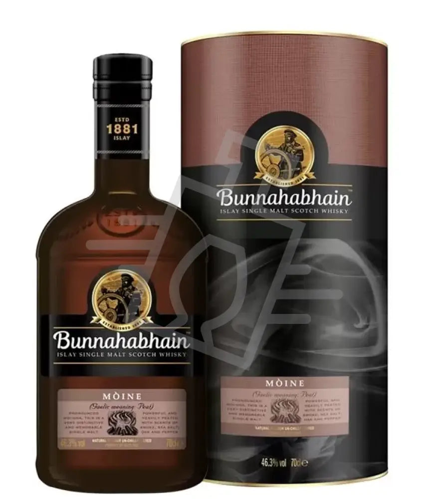 BUNNAHABHAIN Whisky 0,7l Móine Single Malt Scotch 46,3% DD.