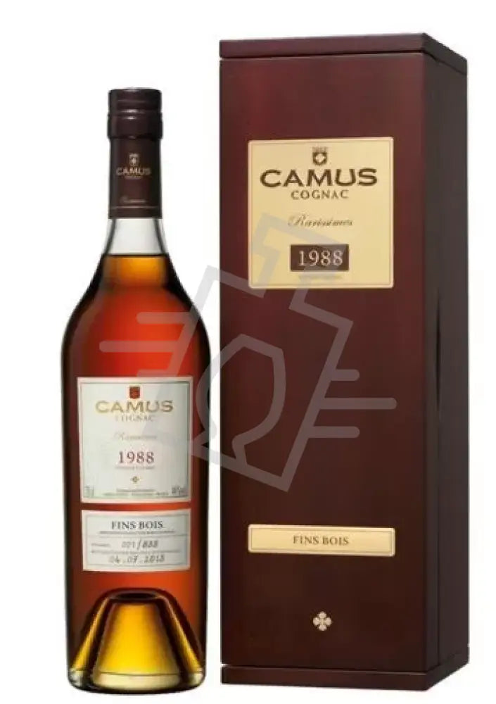 CAMUS Konyak 0,7l 1988 Rarissimes Fins Bois 46% FADD.