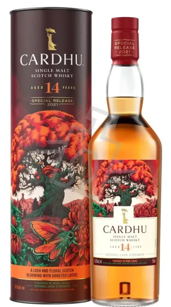 CARDHU Whisky 14y 0,7l Single Malt S. Special Release 2021. 55,5% DD.