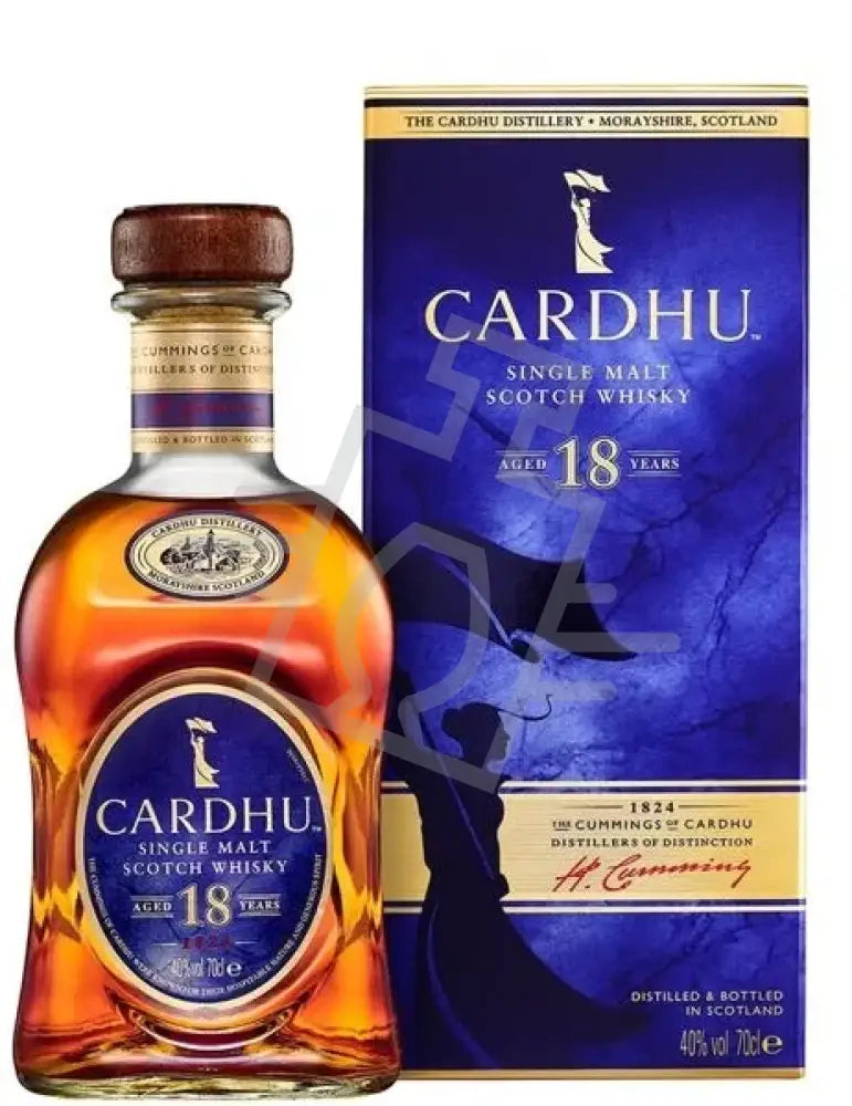 CARDHU Whisky 18y 0,7l Single Malt Scotch 40% DD.