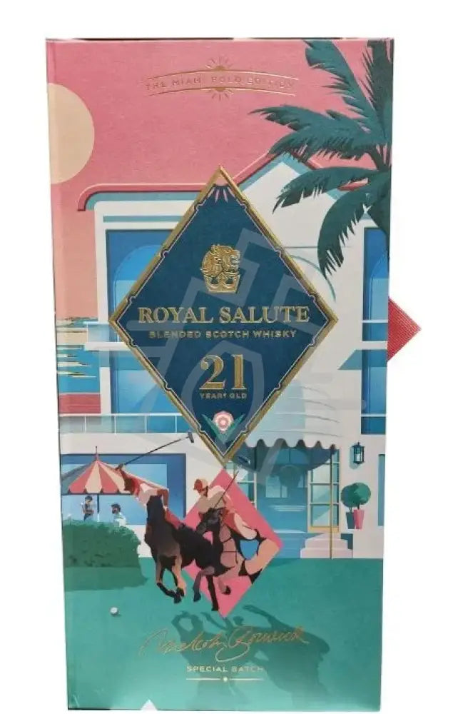 CHIVAS REGAL Whisky Roy. Sal. 21y 0,7l The Miami Polo Edition 40% DD.