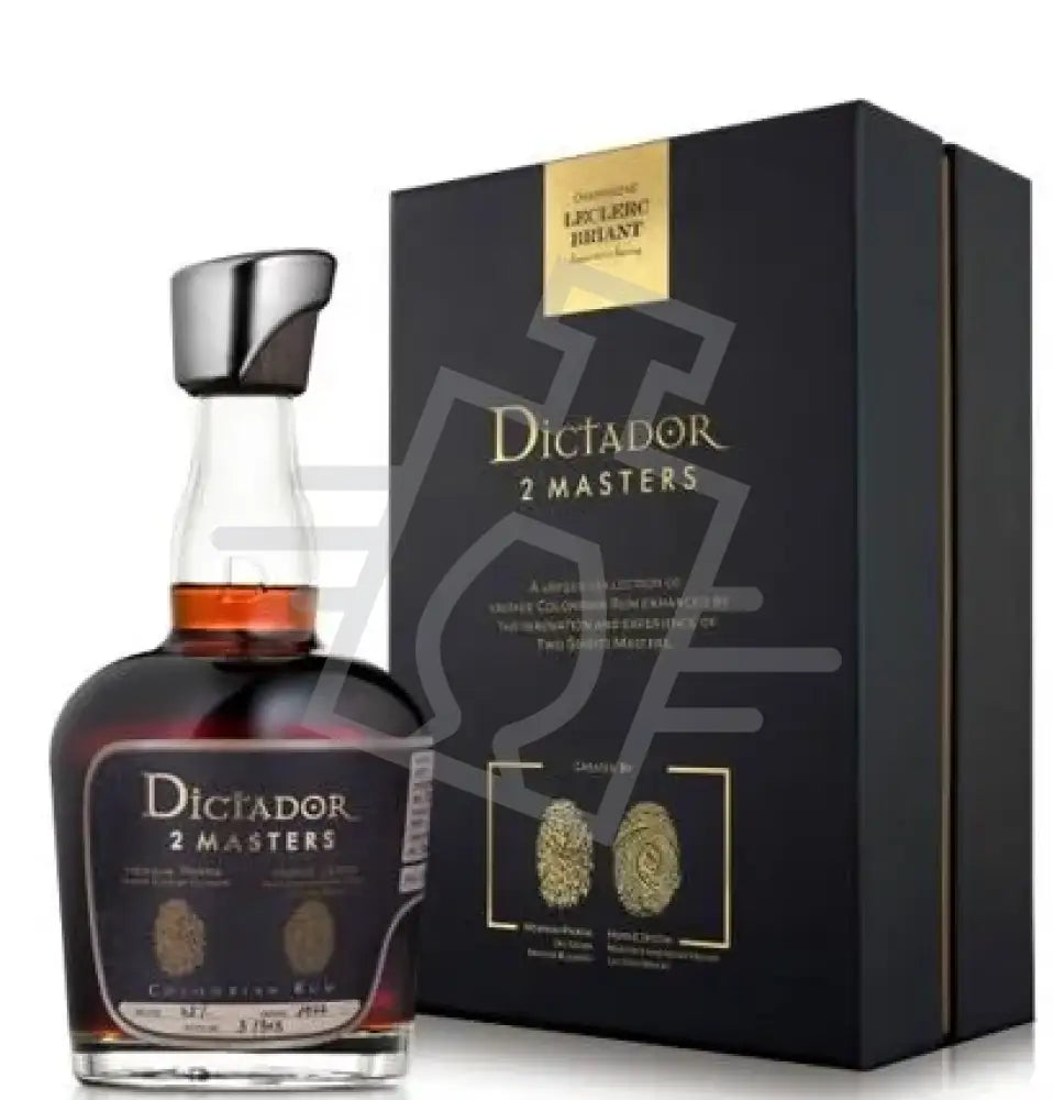DICTADOR Rum 0,7l 2 Masters Vintage 1977 Leclerc Briant Champ. C. 42% DD.
