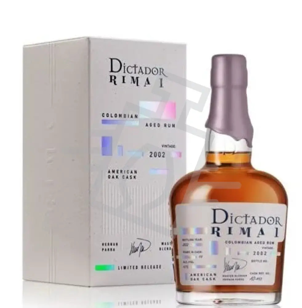 DICTADOR Rum 0,7l Rima Vintage 2002. Am.Oak Cask 20 years Bott:2022 42% DD