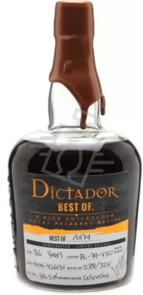 DICTADOR Rum 0,7l The Best Of 1979 Extremo 42%