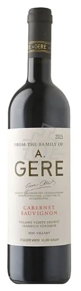 GERE A. Villányi Cabernet Sauvignon 2021. 0,75l száraz