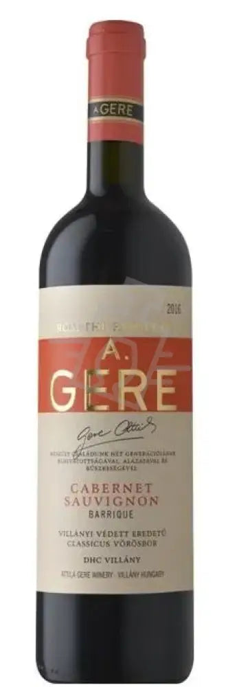 GERE A. Villányi Cabernet Sauvignon Barrique 2020. 0,75l száraz