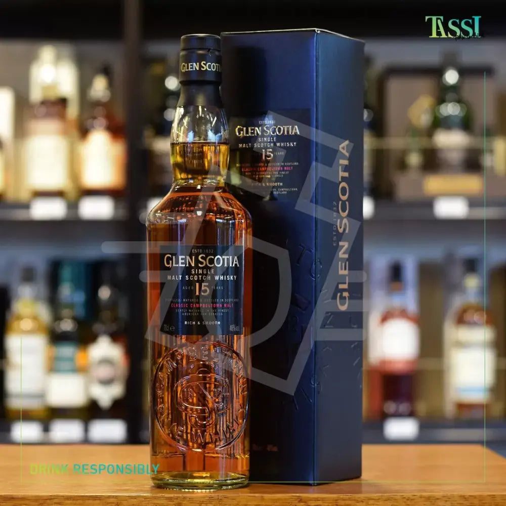 GLEN SCOTIA Whisky 15y 0,7l Classic Campbeltown Malt 46% DD.