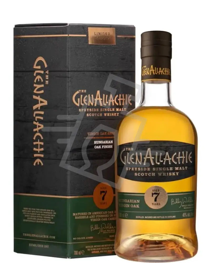 GLENALLACHIE Whisky 7y 0,7l Virgin Oak Series Hungarian Oak Fin. 48% DD.