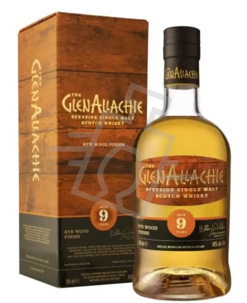 GLENALLACHIE Whisky 9y 0,7l Rye Wood Finish Single Malt Scotch 48% DD