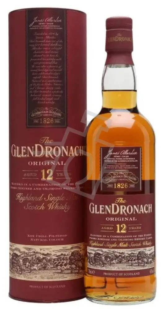 GLENDRONACH Whisky 12y 0,7l 43% DD.