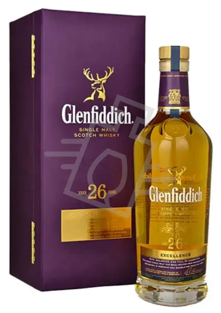 GLENFIDDICH Whisky 26y 0,7l Excellence 43% BŐRDD.