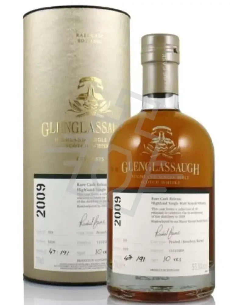 GLENGLASSAUGH Whisky 10y 0,7l 2009. Rare Cask Single Malt Scotch 57,9% DD.