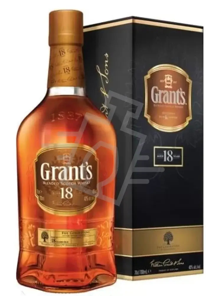 GRANT'S Whisky 18y 0,7l Blended Scotch 40% DD.