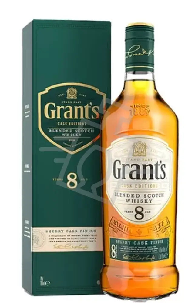 GRANT'S Whisky 8y 1,0l Sherry Cask Finish Blended Scotch 40% DD.