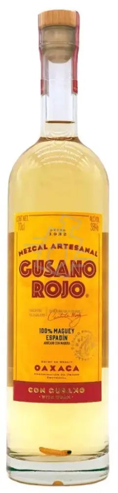 GUSANO ROJO Tequila 0,7l Mezcal 38% (kukacos)