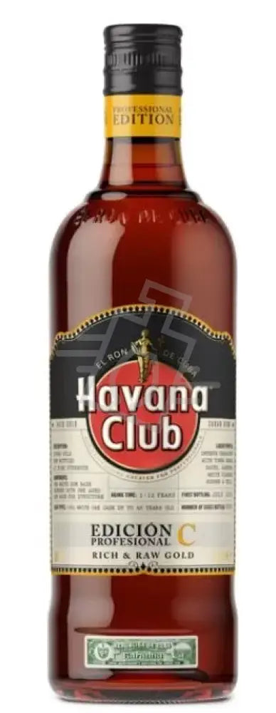 HAVANA CLUB Rum Profesional 0,7l Edición \"C\" 40%