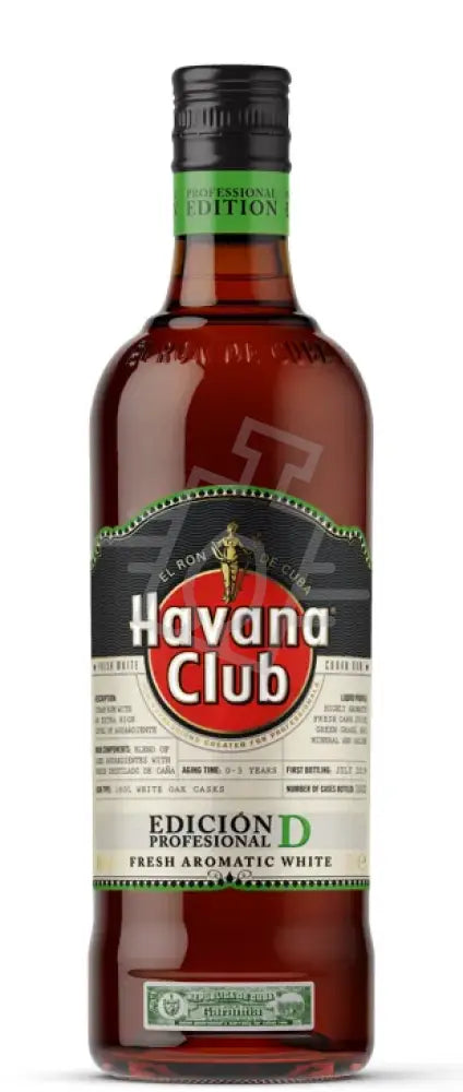 HAVANA CLUB Rum Profesional 0,7l Edición \"D\" 40%