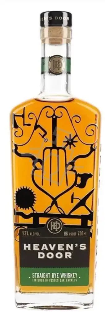 HEAVEN'S DOOR Whisky 0,7l Straight Rye 86 Proof. 43%