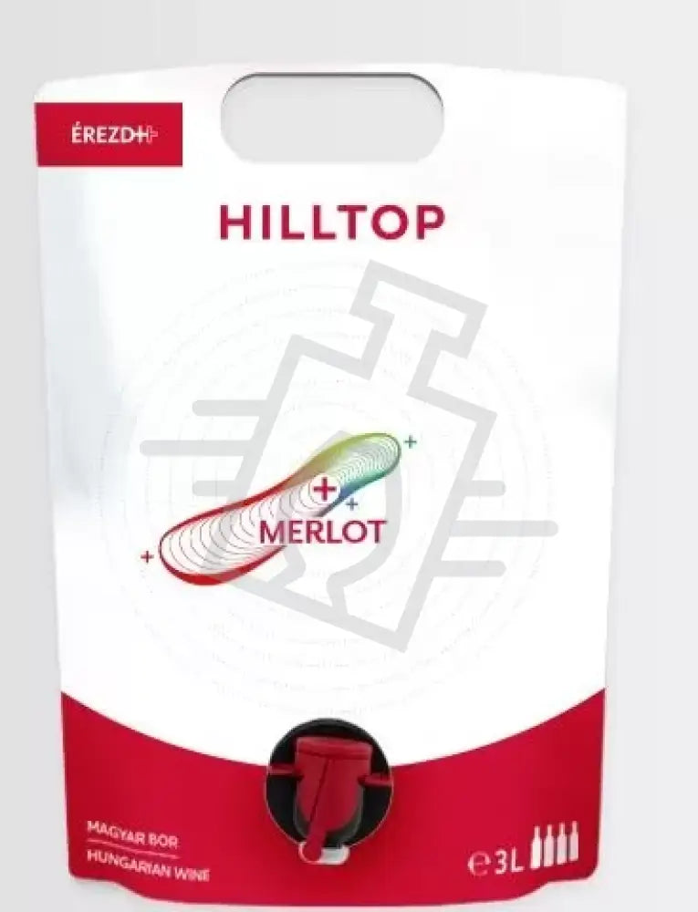 HILLTOP 3l Merlot Bortarisznya