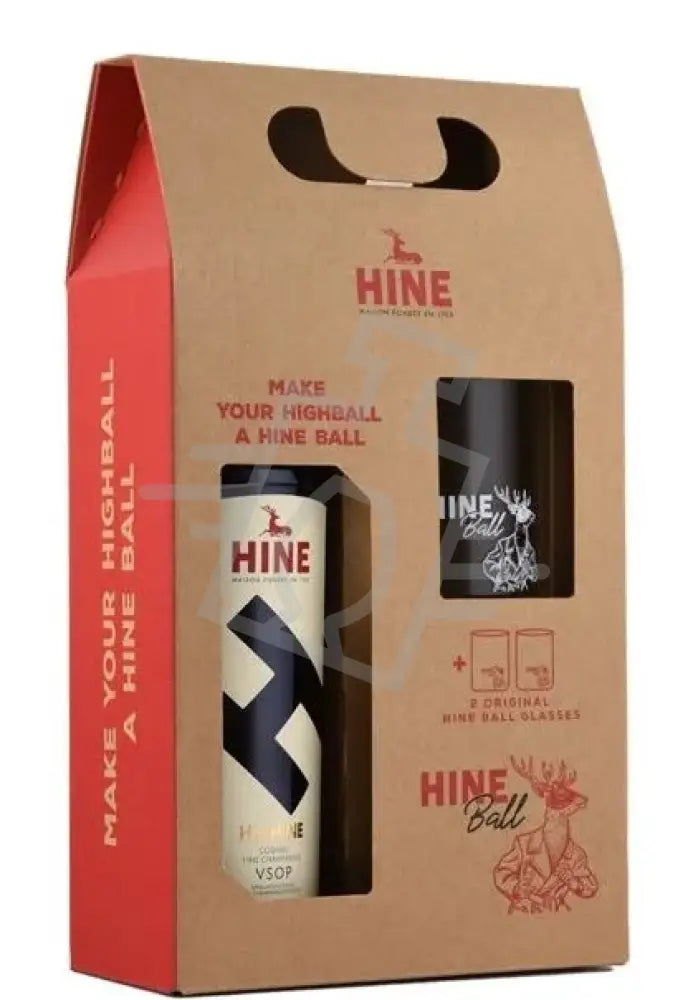 HINE Konyak 0,7l H by Hine VSOP Fine Champagne 40% DD. + 2 pohár