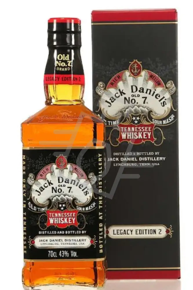 JACK DANIEL'S Whisky Legacy Edition 2 0,7l Old No.7 43% DD. (fekete)