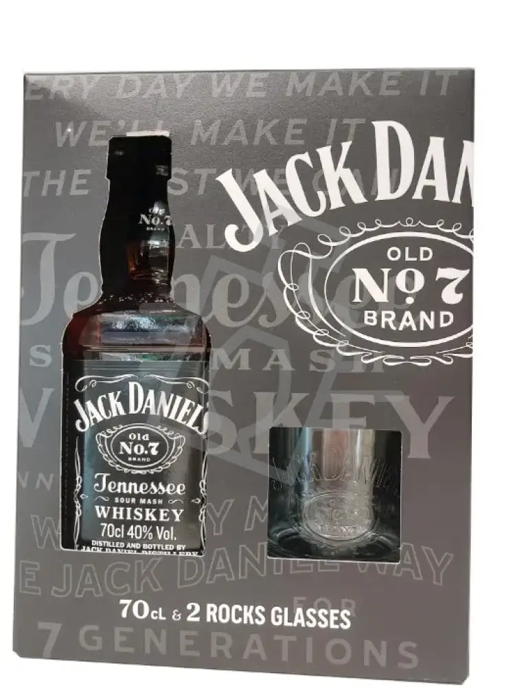 JACK DANIEL'S Whisky 0,7l 40% DD. + 2 pohár