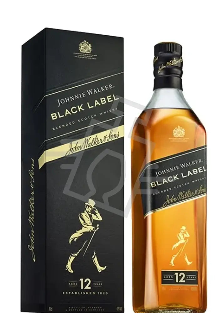 JOHNNIE WALKER Whisky Black L. 0,7l 40% DD.